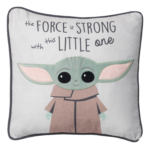 Lambs & Ivy Star Wars The Child/baby Yoda - Cojín Decorati.