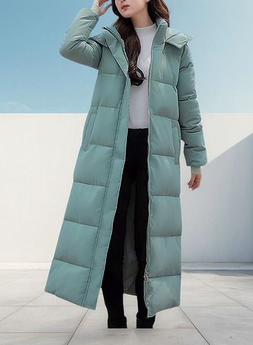 Parka De Invierno Con Chaqueta Larga De Plumón For Mujer