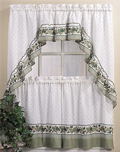 Chf Y You Cottage Ivy Country Curtain Juego De Niveles Y Bot