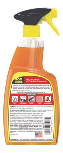 Goo Gone Pro Limpiador De Adhesivo Y Residuos 710ml 24oz