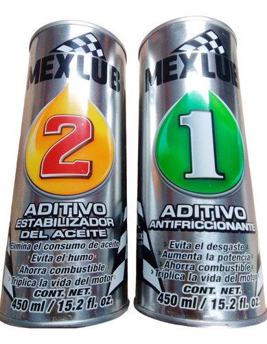 Aditivo Antifriccionante Para Motor. Mexlub.