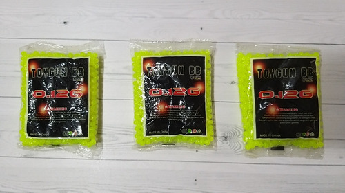 Balines De Airsoft De 6mm Peso 0.12g
