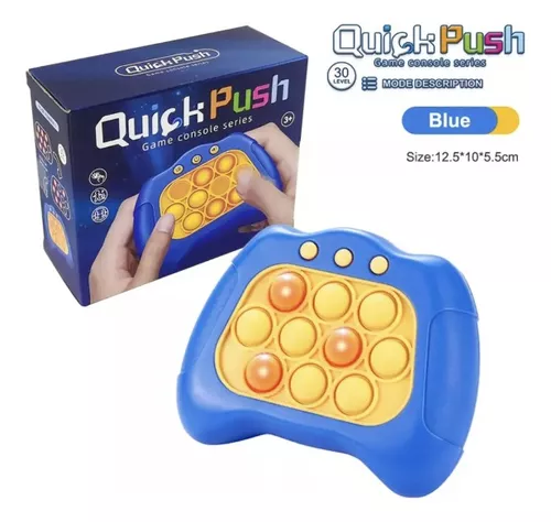 Serie de consolas de juegos Pop Quick Push para niños, interesantes  juguetes para aliviar el estrés de burbujas de empuje, juguetes antiestrés  para