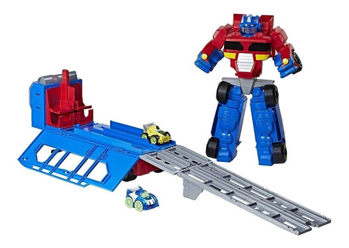 Playskool Transformers Optimus Prime Rescue Bots Flip Racers