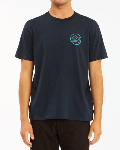 Polo Billabong A/div Peak Wave Azul