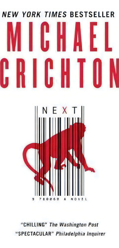 Next, De Michael Crichton., Vol. 1. Editorial Harper, Tapa Blanda En Inglés