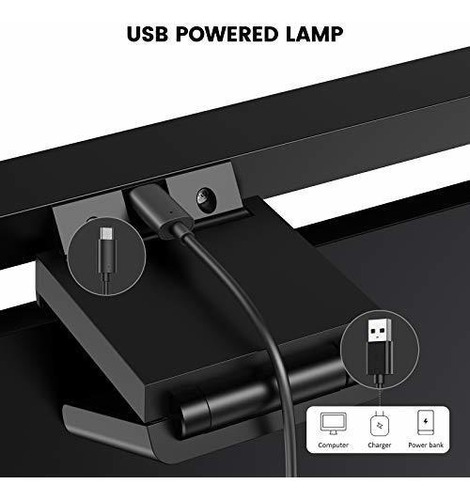 Lampara Led Lectura Electronica Para Monitor Ordenador 3