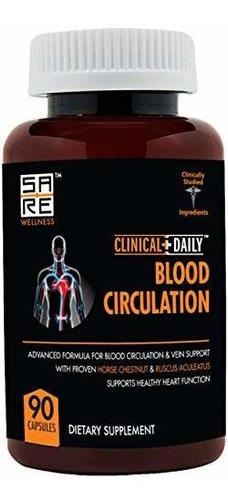 Clinical Daily Blood Circulation Supplement. Butchers Broom,