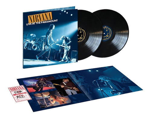 Nirvana Live At The Paramount 180g Usa Import Lp Vinilo X 2