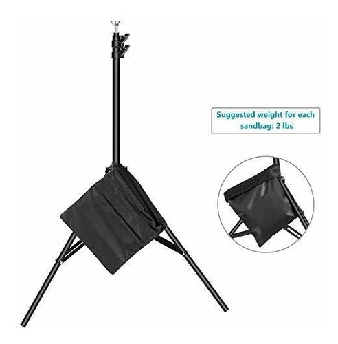 Neewer Foto Estudio Ajustable Barra Transversal Ancho 3 Metr