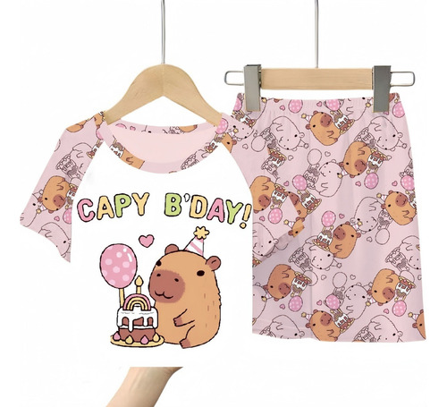 Conjunto De Ropa Deportiva De Verano Para Niños Rosa