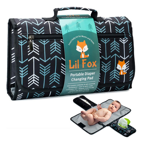 Baby Changing Pad De Lil Fox. Almohadilla Portatil Para La B