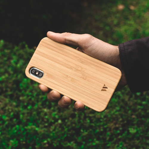Funda Walden® Madera Real Bamboo iPhone X / Xs / Xr / Xs Max Apple Eco Classic Original