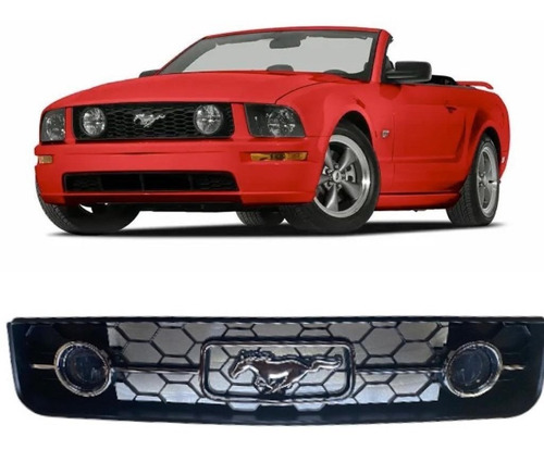 Parrilla Frontal Superior Mustang Gt 2005/09 Retro