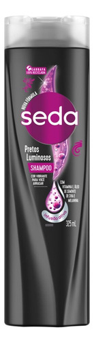 Seda Shampoo Pretos Luminosos 325ml Kit C/12