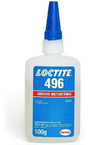 Adesivo Instantâneo 496 100 G Loctite
