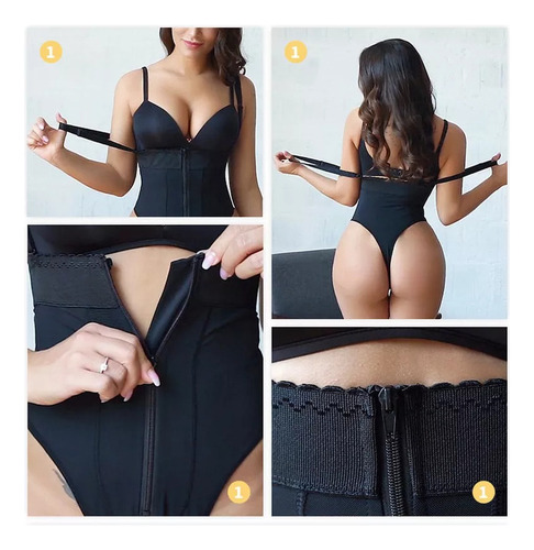 Faja Body Tanga Con Tirante Ajustable, Faja Reductora