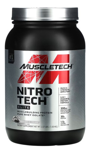 Proteina Muscletech Nitrotech Elite Pure Wey 2.21 Libras L