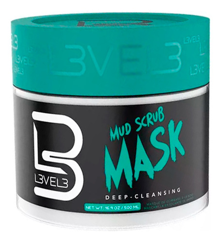 Mascarilla Facial Level 3 Exfoliante De Barro 500 Ml