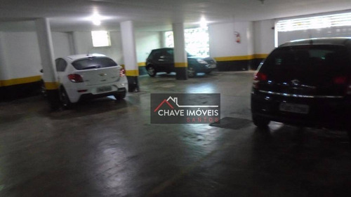 Apartamento Para Alugar, 130 M² Por R$ 4.000,00/mês - Boqueirão - Santos/sp - Ap1225