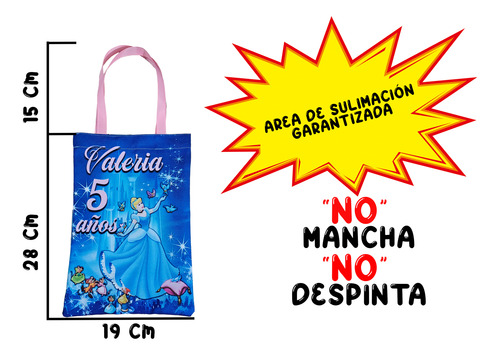 60 Dulceros Cenicienta Princesas Personalizados Fiesta Bolo