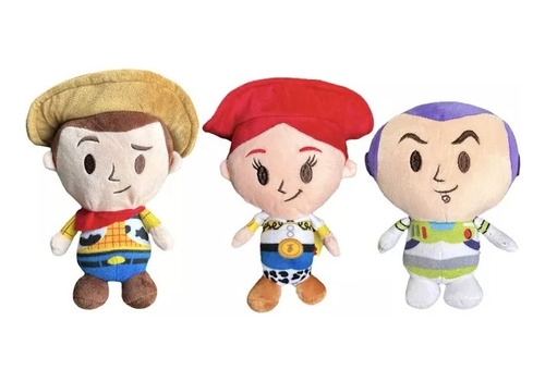 Set 3 Peluches Vaquero Woody, Buzz, Jessie Toy Story Premium