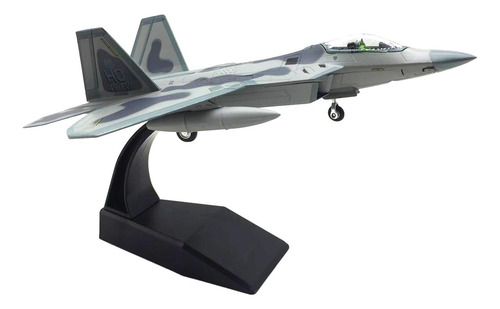 Avión De De Aleación Fundido A Escala 1:100, Avión F22 De
