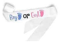 Comprar Banda Baby Shower Sorpresa Revelacion Sexo Bebe Genero