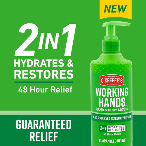 Loción O'keeffe's Working Hands Hand And Body, 355 Ml (paque