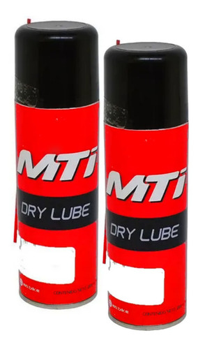 Imagen 1 de 8 de Aceite Lubricante Bicicleta Mti Seco Aerosol X 2 Unidades