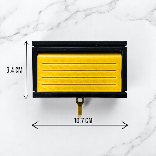 Llavero Coche Garaje Puerta Abrible Divertido Diseño Único Negro - Dorado