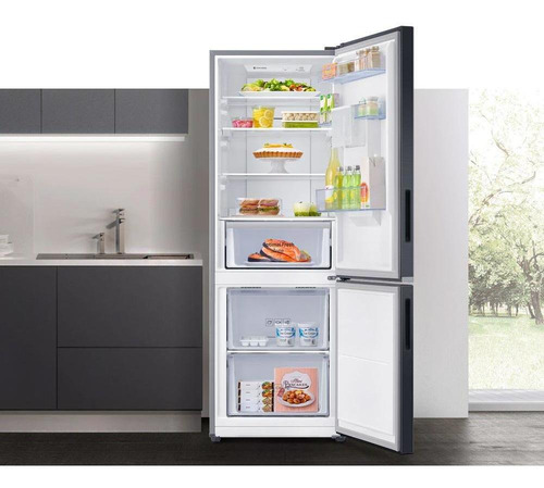 Imagen 2 de 6 de Nevera Samsung Tipo Europeo 313 Ltr Inverter Negro Rb30n4160