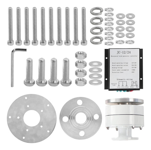 Luqeeg P/ Kit Generador Turbina Eólica 5 Cuchillas 1200w