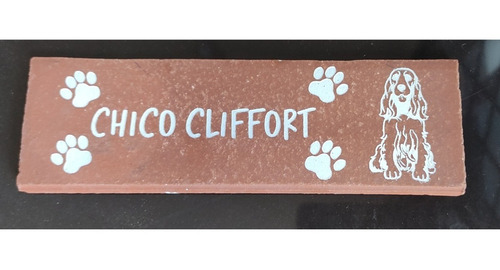 Grabado Laser Lápidas Placas Mármol Porcelanato Mascotas
