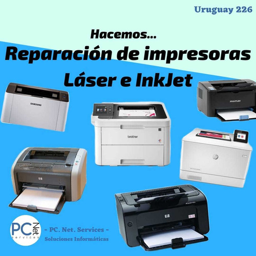 Reparación Impresoras - Multif. Laser Chorro Tinta Hp Epson
