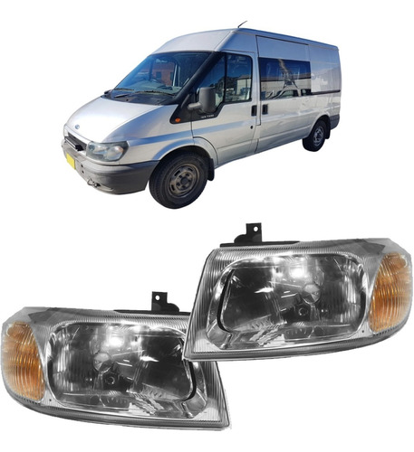 Juego De Opticas Ford Transit 2001 2002 2003 2004 2005 2006