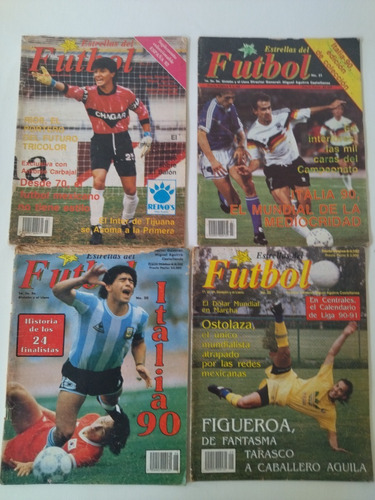 Revistas Estrellas Del Fútbol ( Lote De 2 )