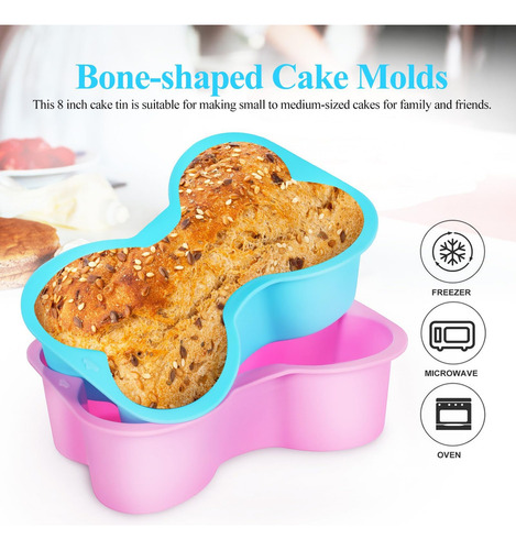 Wang Molde Para Pastel De Hueso De Perro Holidyoyo, 2