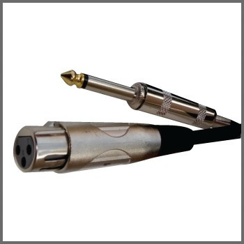Cable Microfono Canon Plug 1/4 Mg Lta 412 3m