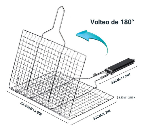 Cesta De Grelha, Cesta De Aço Inoxidável Com Alça, Cesta De