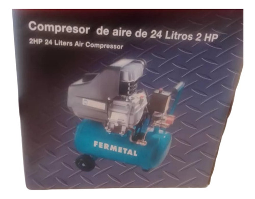 Compresor De Aire 24 Litros 2hp Fermetal 