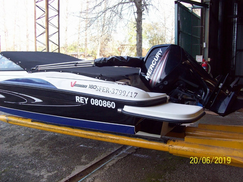 Lancha Vision 180 Con Mercury 115hp 4t. 2017. Con Trailer.