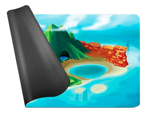 Playmat Emborrachado Tapete De Duelo Arte Insulam Yugioh Mtg
