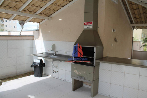 Apartamento Com 3 Dormitórios À Venda, 60 M² Por R$ 220.000 - Residencial Colina Azul - Parque Universitário - Americana/sp - Ap0781