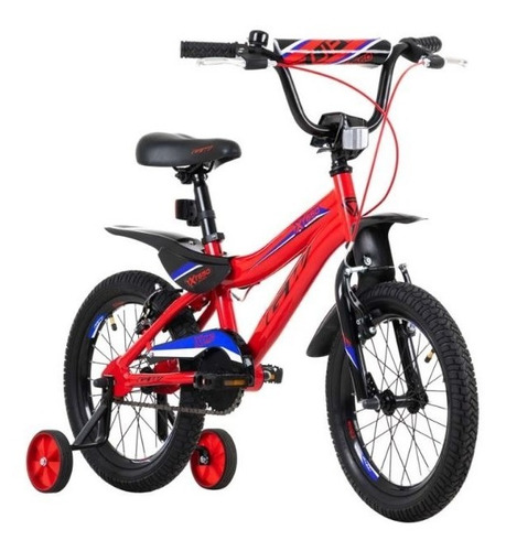 Bicicleta Gw Moto Txt 650 Rin 16 Niños Niñas Auxiliares