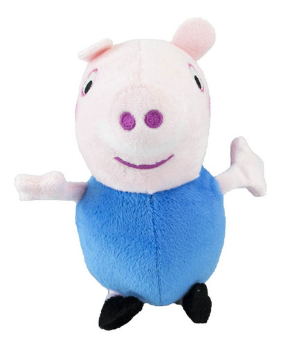 Pelúcia George Pig - 18cm -  Peppa Pig Antialérgico - Sunny