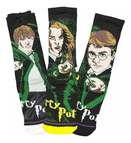 Hyp Calcetines de Harry Potter para hombre y mujer con las casas de  Hogwarts | Caja de regalo, paquete de 4 calcetines casuales, Harry Potter