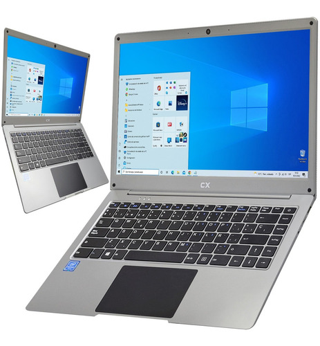 Imagen 1 de 7 de Notebook Cx Cx23800w Silver 14 Full Hd , Intel Pentium N4200 4gb De Ram 64gb Ssd, Intel Graphics Hd 505 1920px X 1080 Px Windows 10 Home