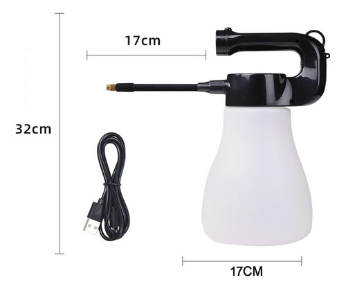 Pulverizador Eléctrico De 3l Para Macetas, Botella De Riego