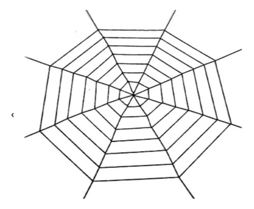 Imagen 2 de 2 de Telaraña Halloween Negra 240cm